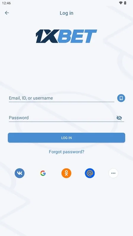 تسجيل الدخول إلى الحساب (البريد الإلكتروني، المعرف أو اسم المستخدم)