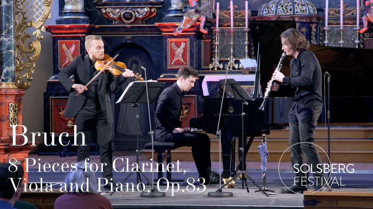 Max Bruch: «8 Pieces for Clarinet, Viola and Piano, Op.83» / Camerata Rhein (Solsberg Young Artists)