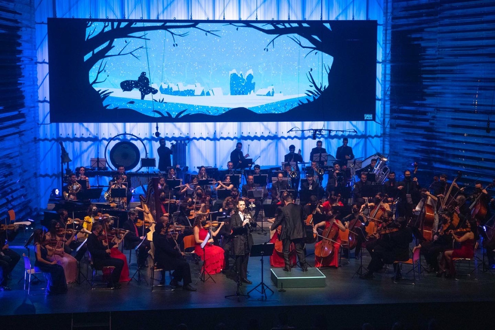 Concierto sinfónico con proyección de cine de animación